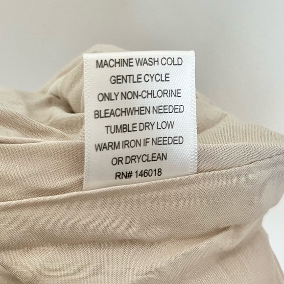 NWT Lost + Wander Linen Blend Mini Skirt Light Pink Cream Black Striped Medium - Picture 9 of 9